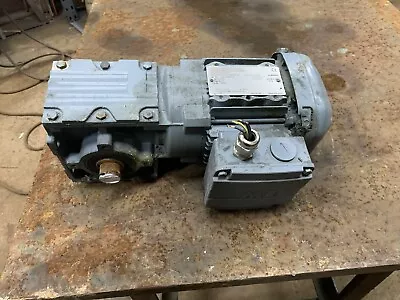 £60 • Buy Geared Electric Motor, 3 Phase, 135rpm, 0.37kW