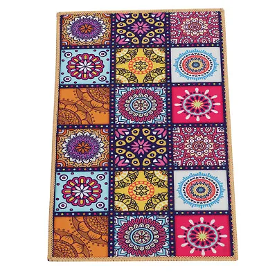 Bohemia Non Slip Hall Runner Rugs Hallway Rug Kitchen Carpet Floor Mat Washable • £11.59