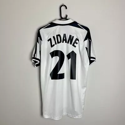 Juventus Football Shirt Jersey 1998/99 Away ZIDANE #21 (XL) • £149.99