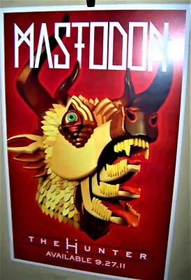 MASTODON  The HUNTER Full Color Poster 2011 Very COOL • $25