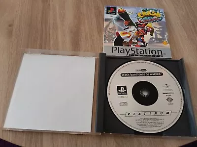 Crash Bandicoot 3 - Warped : Sony Playstation Ps1 Platinum Game • £5