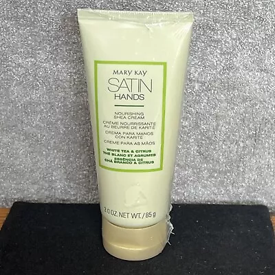 Mary Kay Satin Hands White Tea & Citrus Nourishing Shea Cream Full Size 3 Oz NEW • $12.13