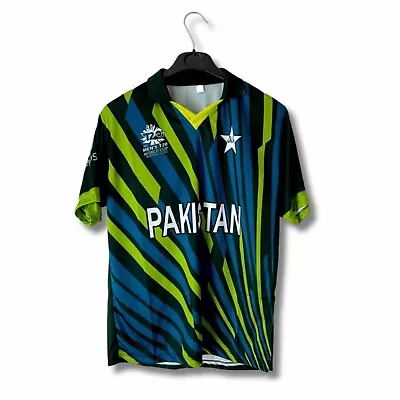 Cricket T Shirt Pakistan 2022 Cricket Jersey Shirt T20 World Cup XL Jersey • £13.99