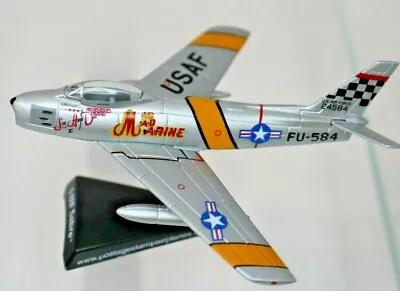 F-86F Sabre  Mig Mad Marine  John Glenn's Jet From The Korean War. • $31