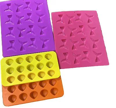 Silicone Mold Kit New Never Used Includes  4 Molds Shells &mermaid Tails • $14