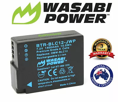 Wasabi Power Battery For Panasonic DMW-BLC12 (Fully Decoded) • $53.95