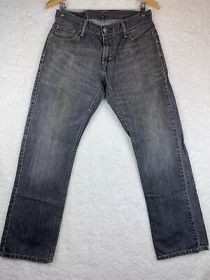Levis 514 Jeans Men's 30x30 Faded Black Slim Straight Light Wash • $28.90
