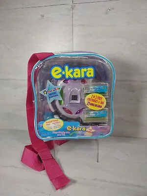 E-kara Karaoke Headset Backpack Cartridges Plug N Play Vintage Christmas Gift • $19.69