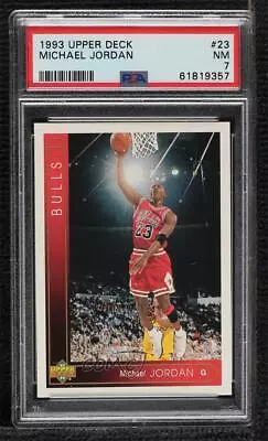 1993-94 Upper Deck International Spanish Michael Jordan #23 PSA 7 HOF • $17.50