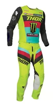 Thor Yamaha Monster Team Motocross Gear Set Jersey/Pants MX ATV Racing Set • $155
