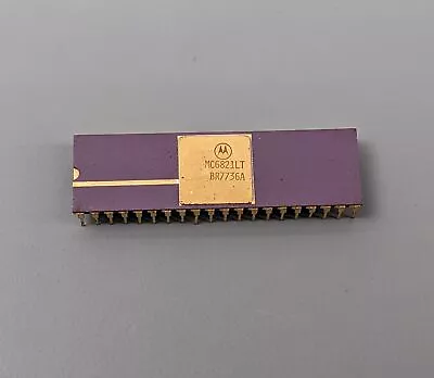 Motorola MC6821LT Vintage Purple Gold PIA For MC6800 Family ~US STOCK! • $16.50