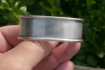 Antique R. Blackinton & Co Sterling Monogrammed  Daisy  Napkin Ring - Model 4057 • $39.95