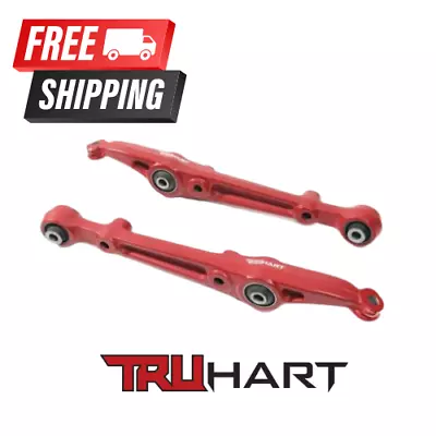 TruHart Front Lower Control Arms For  92-95 Honda Civic 94-01 Integra Red • $181.68