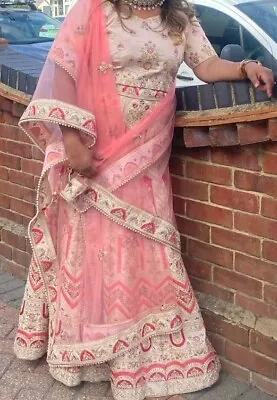 Indian Wedding Bridal Lengha Dress Used • £50