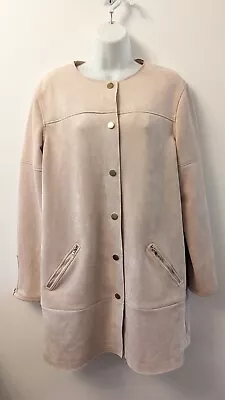 Ladies Joanna Hope Nude 3/4 Length Coat/Jacket Size 12. Soft Shell. VGC   • $18.95