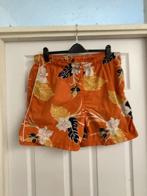 £4 • Buy Men's Nautica Shorts Large Floral With Pockets Swim Sailing Gym Sports