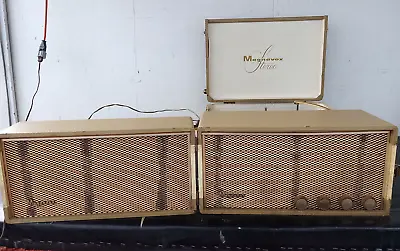 Rare Vintage Magnavox Micromatic Record Player Turntable Suitcase Luggage. Works • $161.99