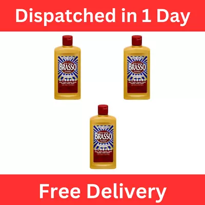 Brasso Multi-Purpose Metal Polish 8 Oz. (3-Pack) • $12.74