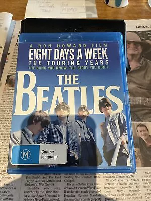 Eight Days A Week The Touring Years The Beatles  Blu Ray DVD Disc Like New • $9.99