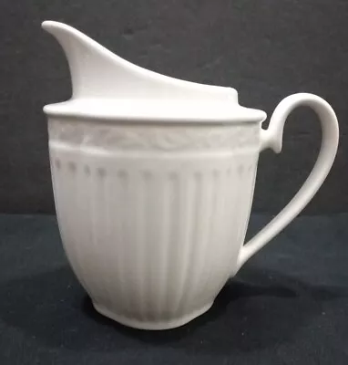 MIKASA Porcelain Off White Italian Countryside DD900 Ceramic CREAMER Pitcher  • $8.97