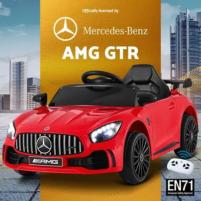 Kids Ride On Car Mercedes-Benz AMG GTR Electric Toy Cars 12V Red • $139.95