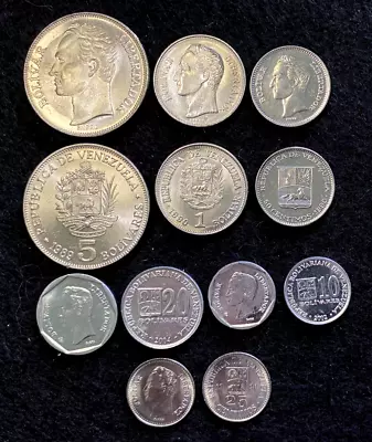 Venezuela 6 Coins Set 25 50 Centimos & 1 5 10 20 Bolivares UNC World Coins • $13.45