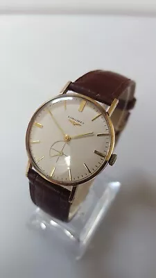 Vintage Swiss Longines 9ct Gold Ref:23788 Calibre 19.4 Manual Wind Men's Watch. • $1114.36