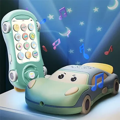 $14.91 • Buy Toys For 1 2 3 4 5 6 Year Old Girls' Boys Kids Cell Phone Toy Car Projection Car