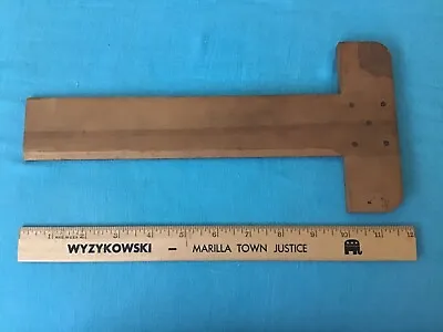 Vintage Wooden T-square Drafting Tool Architectural Made USA 11 .75” Length • $7.25