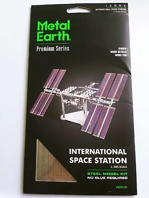 Metal Earth. International Space Station ICX140  Model Kits 3D Laser Cut  • $17.99