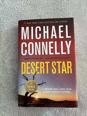 New! Signed First Ed! Desert Star By Michael Connelly (Hardcover) • $18