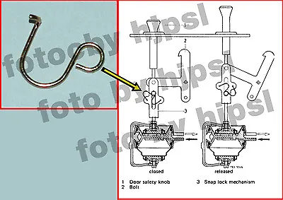 Mercedes 2 Springs For Central Locking W100 W107 W108 W109 W114 W115 W116 W123 • $12.84