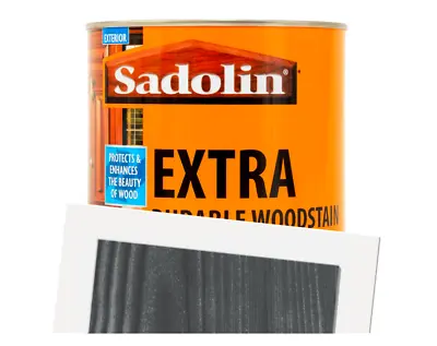 Sadolin Extra Durable Exterior Woodstain UV Protection Anthracite Grey - 750ML • £19.99