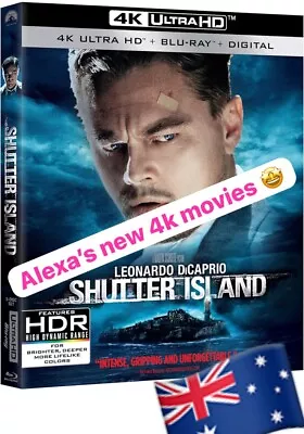 SHUTTER ISLAND 4K BLURAY Ultra Leo Titanic Departed Thriller Oscars New OZ • $62.78