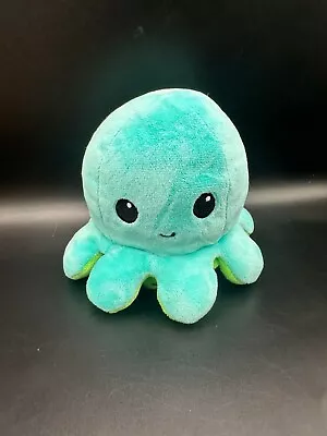 Tee Turtle Green Plush Reversible To Teal Blue Octopus 4  • $14.88