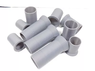 10 Dark Gray Tubes Pipes Tabletop Gaming Terrain D&D Warhammer GS8 • $1.20