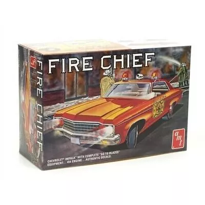 AMT 1/25 1970 Chevy Impala Fire Chief Plastic Model Kit • $36.26
