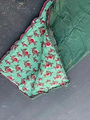 Vintage Cotton & Plaid Coleman Sleeping Bag Twin 74x29 • $29