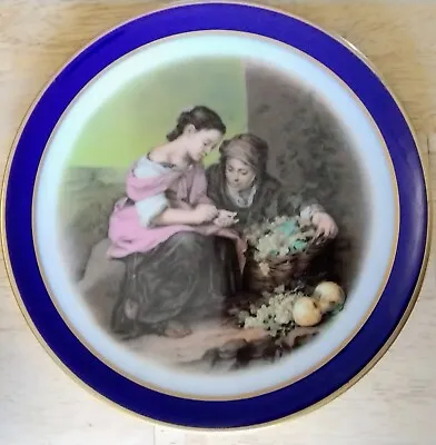 Echt Cobalt Blue Inglasur Golden Crown Schumann Germany Plate Bavaria  • $9.99