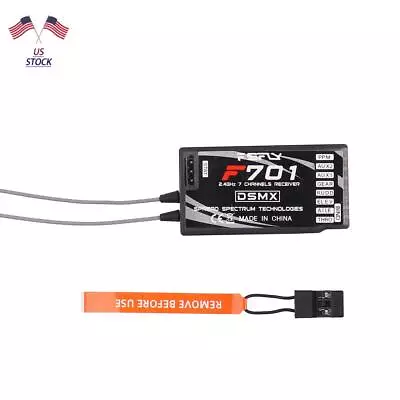 2.4GHz F701 7-Channel RC Receiver For Spektrum DX8 DX7 JR DSMX RC Transmitter • $23.99