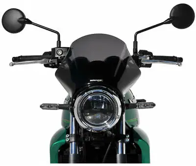 Kawasaki Z650 Rs - 22/24 - Fork Head Flyscreen Windscreen Nasty Black Clear Erm • £127.42