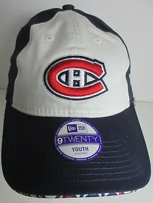 Canadiens Montreal Youth Hat NHL Hockey Kids Aprox 4 6 New Era Cap • $15.95