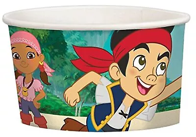 Jake And The Never Land Pirates Kids Birthday Party 9.5 Oz. Paper Snack Cups • £9.42