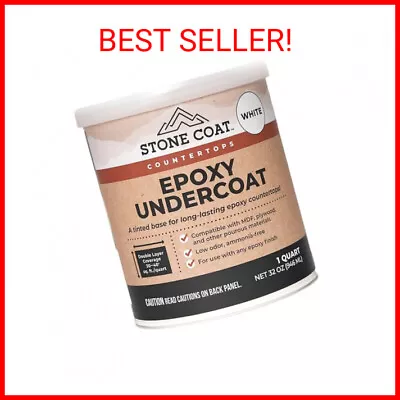 Stone Coat Countertops White Epoxy Undercoat – Epoxy Paint And Primer Mix For Co • $26.83