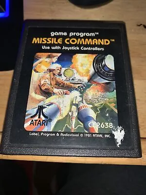 Missile Command Atari 2600 Game Cartridge  Classic Arcade Game • $1.99