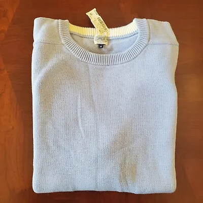 J. Press Men's NWT Blue M-size Casual Wear Cotton Crew Neck Sweater • $60