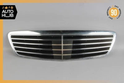 $195.05 • Buy 00-02 Mercedes W220 S600 S500 S430 Hood Center Grille Grill Distronic Chrome OEM