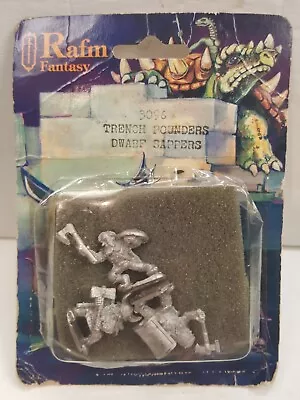 Rafm Fantasy Miniatures 3096 Trench Pounders Dwarf Sappers New In Package • $17.25