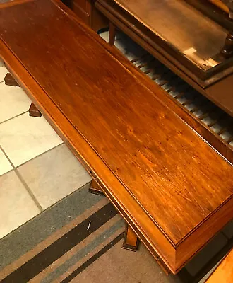 Mid Century Pecan Coffee Table  (CT-66) • $599