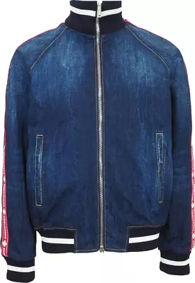 DSQUARED2 Mens Denim Jacket - Blue - Medium/48/FR 44/US 38 NWT S74AM1101S30309 • $1150